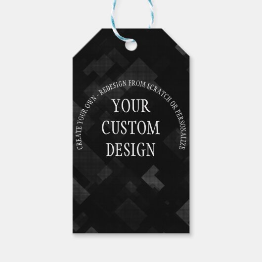 Creëer uw eigen eigen, op maat ontworpen cadeaulabel (Voorkant)