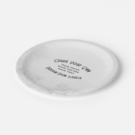 Creëer uw eigen eigen, op maat ontworpen papieren bordje (Gekanteld)