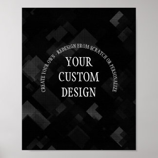 Creëer uw eigen eigen, op maat ontworpen poster
