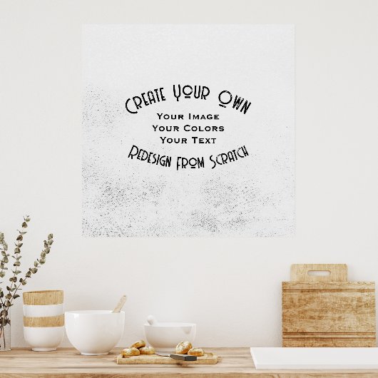 Creëer uw eigen eigen, op maat ontworpen poster (Keuken)