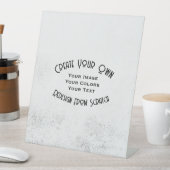 Creëer uw eigen eigen, op maat ontworpen reclamebord met voetstuk (Insitu)