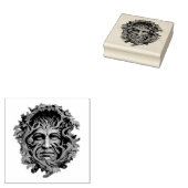 Creëer Uw eigen eikenboomgroen Man Rubberstempel (Gestempeld)