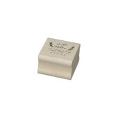 Creëer Uw Eigen Elegant Bruiloft Retouradres Rubberstempel (Stempel)