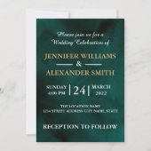 Creëer Uw eigen Elegant Elegant Elegant Donker Gro Kaart (Voorkant)