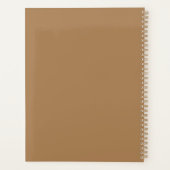 Creëer Uw eigen Elegant Goud & Wit Tweelingen Zodi Planner (Achterkant)