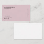 Creëer Uw eigen elegant modern professioneel ontwe Visitekaartje (Voorkant / Achterkant)