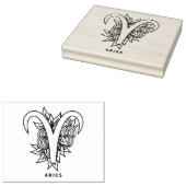 Creëer Uw eigen Elegant Ram Zodiac Rubberstempel (Gestempeld)