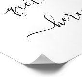 Creëer Uw eigen Elegant-script Aangepaste offerte Poster (Hoek)