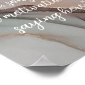 Creëer Uw eigen Elegant Script Quote Poster (Hoek)