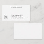 Creëer uw eigen elegante bedrijf met Logo Visitekaartje (Voorkant / Achterkant)