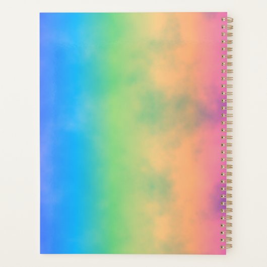 Creëer Uw eigen elegante Boho Moon Silhouet Planner (Achterkant)