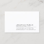 Creëer Uw eigen elegante design met een modern mod Visitekaartje (Voorkant)