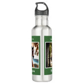 Creëer Uw eigen elegante gepersonaliseerde paarden Waterfles (Achterkant)