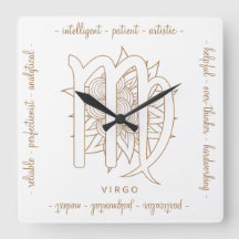 Creëer Uw eigen Elegante Goud & Witte Maagd Zodiac