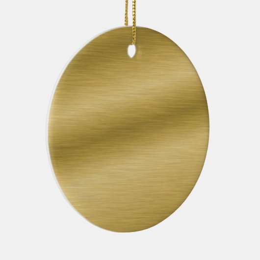 Creëer Uw eigen elegante gouden blik Keramisch Ornament (Rechts)