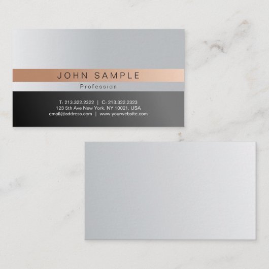 Creëer Uw eigen elegante harmonische kleuren, klas Visitekaartje (Voorkant / Achterkant)