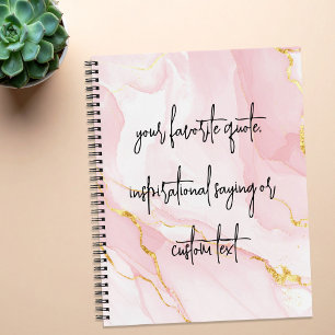 Creëer uw eigen elegante moderne aangepaste offert notitieboek