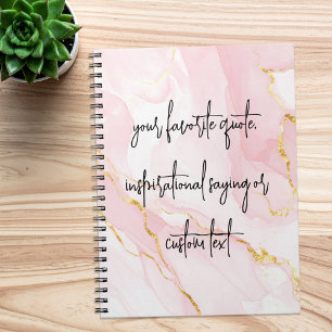 Creëer uw eigen elegante moderne aangepaste offert notitieboek