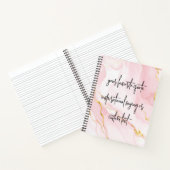 Creëer uw eigen elegante moderne aangepaste offert notitieboek (Binnen)