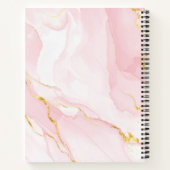 Creëer uw eigen elegante moderne aangepaste offert notitieboek (Achterkant)