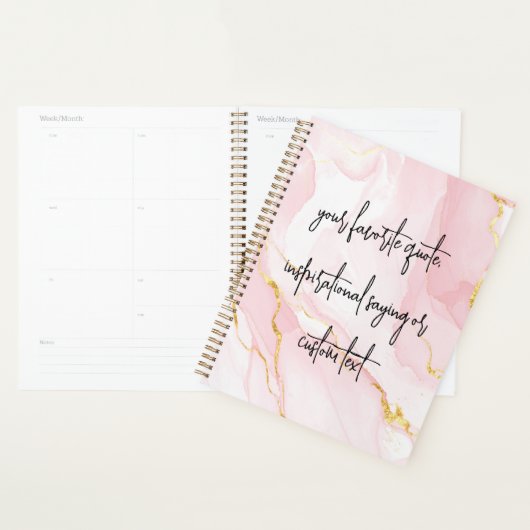 Creëer uw eigen elegante moderne aangepaste offert planner (Display)