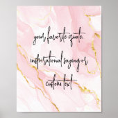 Creëer uw eigen elegante moderne aangepaste offert poster (Voorkant)