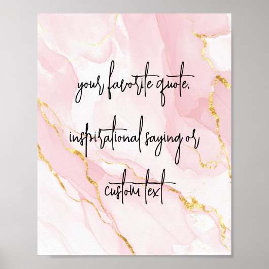 Creëer uw eigen elegante moderne aangepaste offert poster (Voorkant)