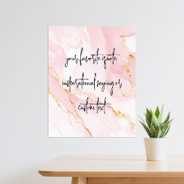 Creëer uw eigen elegante moderne aangepaste offert poster