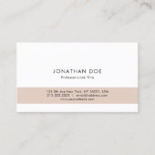 Creëer Uw eigen elegante moderne, eenvoudige Sjabl Visitekaartje (Voorkant)