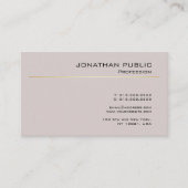 Creëer uw eigen elegante, moderne, minimale vlakte visitekaartje (Voorkant)