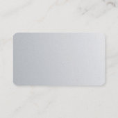 Creëer Uw eigen, elegante, moderne Parelfindustrie Visitekaartje (Achterkant)