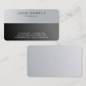 Creëer Uw eigen, elegante, moderne Parelfindustrie Visitekaartje (Voorkant / Achterkant)