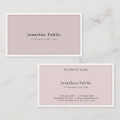 Creëer Uw eigen, elegante, moderne, professionele  Visitekaartje (Voorkant / Achterkant)