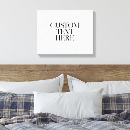 Creëer uw eigen elegante moderne quote canvas afdruk (Insitu (Slaapkamer))