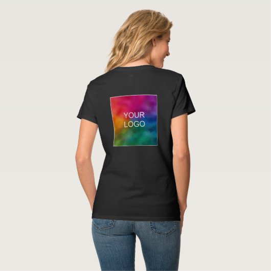 Creëer Uw eigen elegante moderne Sjabloon T-shirt (Achterkant volledig)