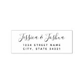 Creëer Uw eigen elegante retouradres Rubberstempel (Afrduk)