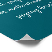 Creëer uw eigen elegante script aangepaste offerte poster (Hoek)