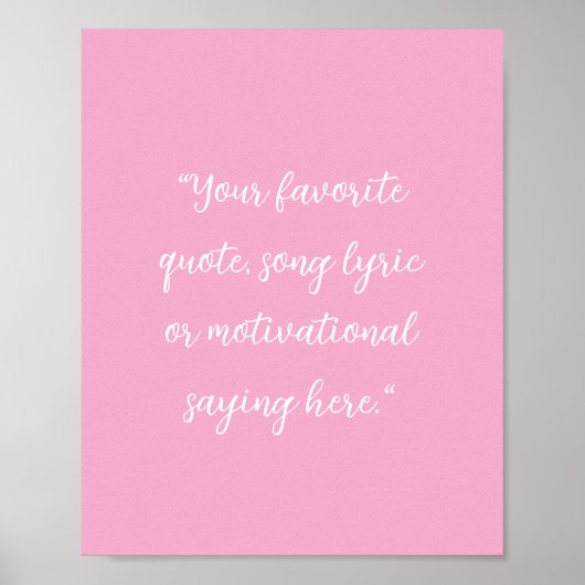 Creëer uw eigen elegante script aangepaste offerte poster (Voorkant)