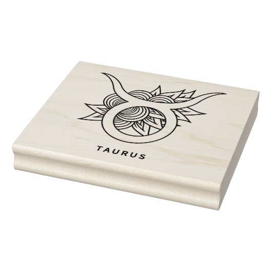 Creëer Uw eigen elegante Stier Zodiac Rubberstempel (Stempel)