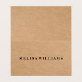 Creëer uw eigen elegante stijl in een stijlvol for visitekaartje (Buitenkant ongevouwen)