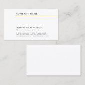 Creëer Uw eigen elegante, stijlvolle onderneming G Visitekaartje (Voorkant / Achterkant)