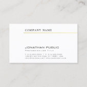 Creëer Uw eigen elegante, stijlvolle onderneming G Visitekaartje (Voorkant)