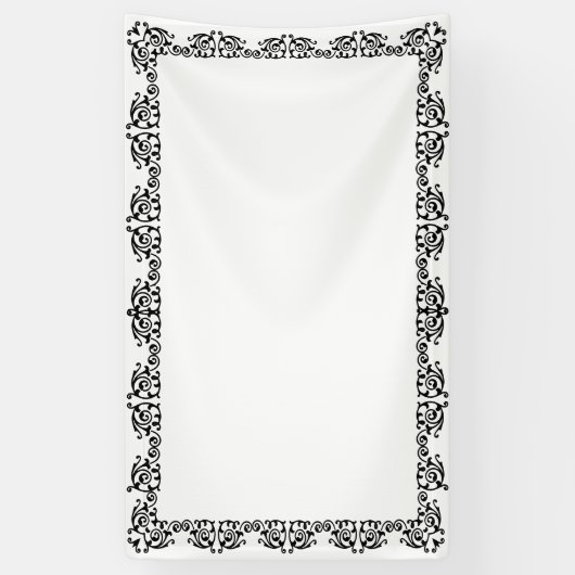 Creëer Uw eigen, elegante toepassing Spandoek (Verticaal)