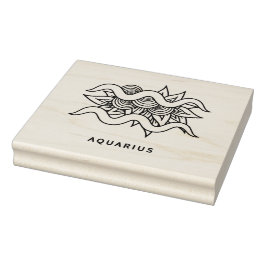 Creëer Uw eigen Elegante Waterman Zodiac Rubberstempel