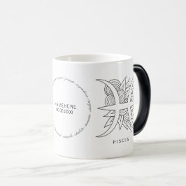 Creëer Uw eigen Elegante Zwart & Wit Vissen Magische Mok
