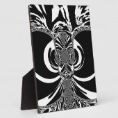 Creëer uw eigen elegante zwarte & witte etnische k fotoplaat (Zijkant)