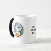 Creëer Uw eigen elementaire pentakel Magische Mok (Voorkant links)