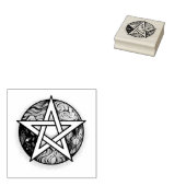 Creëer Uw eigen elementaire pentakel Rubberstempel (Gestempeld)