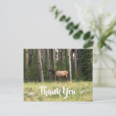 Creëer Uw eigen Elk Foto Dank U Briefkaart (Staand voorkant)