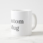 Creëer Uw eigen elke foto Afbeelding Logo Custom Grote Koffiekop (Voorkant rechts)